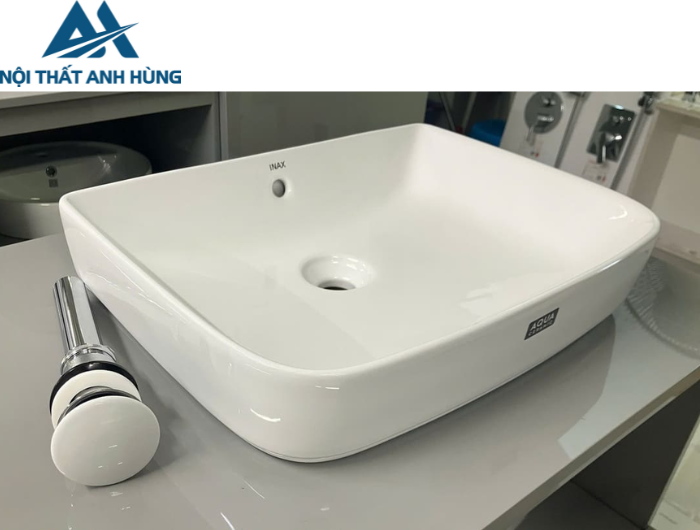 Chậu Rửa Lavabo Inax AL-638V Đặt Bàn Aqua Ceramic