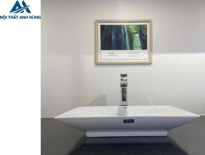Chậu Rửa Lavabo Inax AL-S610V Đặt Bàn Aqua Ceramic