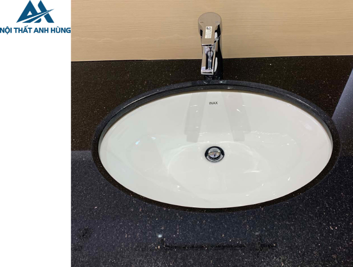 Chậu Rửa Lavabo Inax L-2216V Âm Bàn Oval