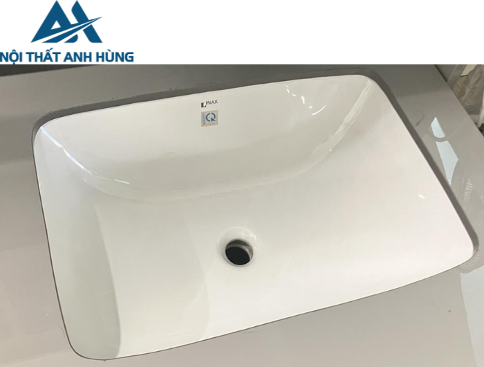 Chậu Rửa Lavabo Inax L-2298V Âm Bàn Chữ Nhật