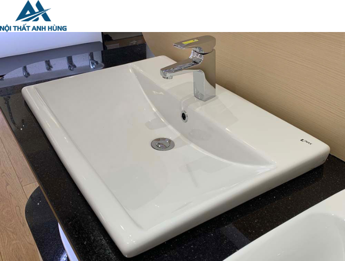 Chậu Rửa Lavabo Inax L-2397V Dương Vành
