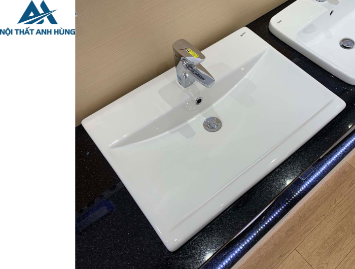 Chậu Rửa Lavabo Inax L-2397V Dương Vành