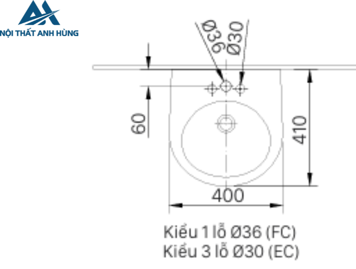 Chậu Rửa Lavabo Inax L-282V  Treo Tường