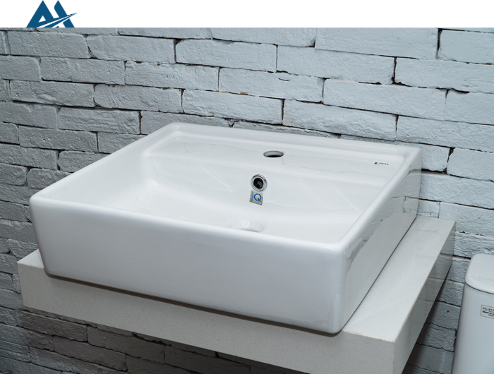 Chậu Rửa Lavabo Inax L-293V Đặt Bàn Chữ Nhật