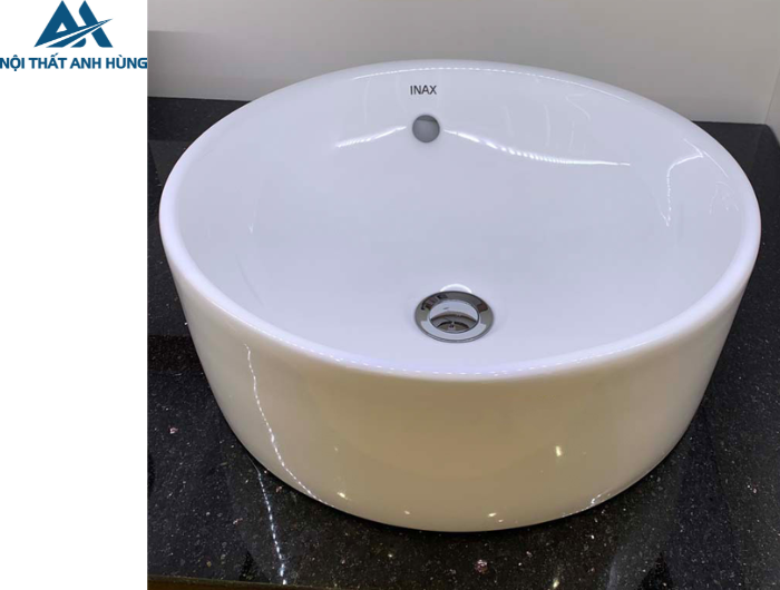 Chậu Rửa Lavabo Inax L-295V  Đặt Bàn Tròn