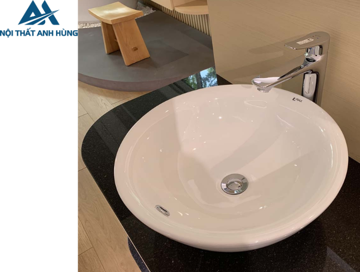 Chậu Rửa Lavabo Inax L-445V Đặt Bàn Tròn