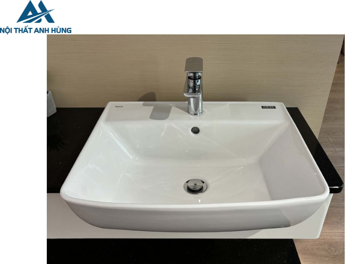 Chậu Rửa Mặt Lavabo Inax AL-345V Bán Âm Aqua Ceramic