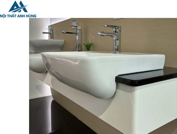 Chậu Rửa Mặt Lavabo Inax AL-345V Bán Âm Aqua Ceramic