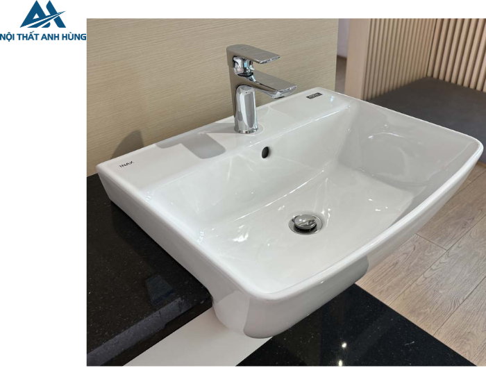 Chậu Rửa Mặt Lavabo Inax L-345V Bán Âm
