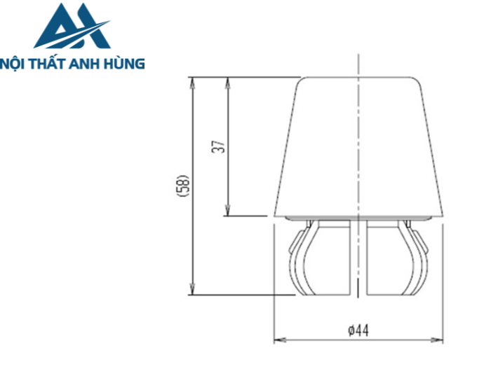 Cút Nối Giữa Ống Cấp Nước Và Bồn Tiểu Inax UF-105
