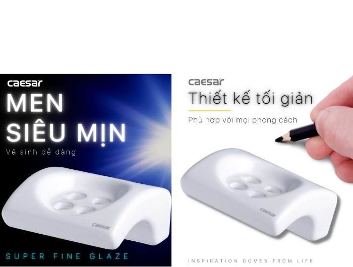 Giá Đựng Bàn Chải Răng CAESAR Q943 3 Lỗ