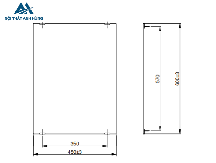 Gương phòng tắm TOTO YM4560A
