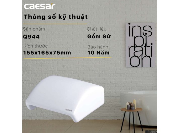 Hộp Sứ Đựng Giấy Vệ Sinh CAESAR Q944