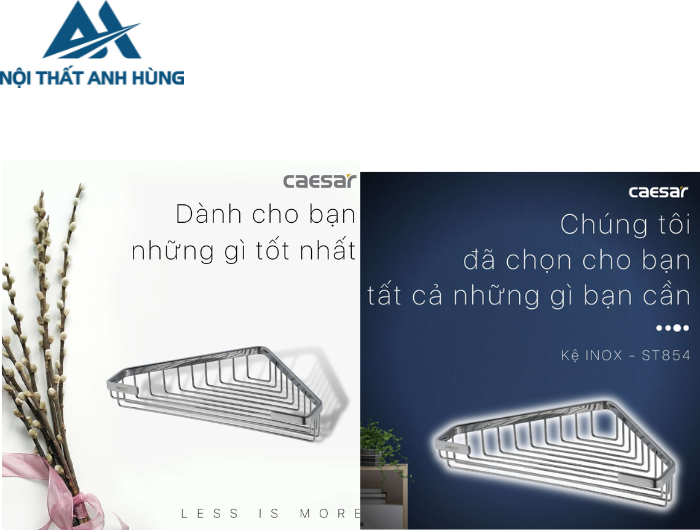 Kệ Inox CAESAR ST854