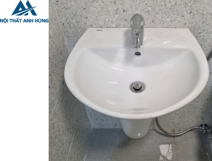 Lavabo Treo Tường Inax L-285V/L-288VC Chân Ngắn