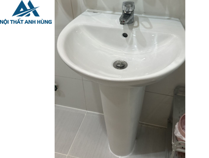 Lavabo Treo Tường Inax L-285V/L-288VD Kèm Chân Đứng
