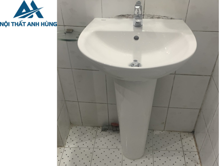 Lavabo Treo Tường Inax L-285V/L-288VD Kèm Chân Đứng