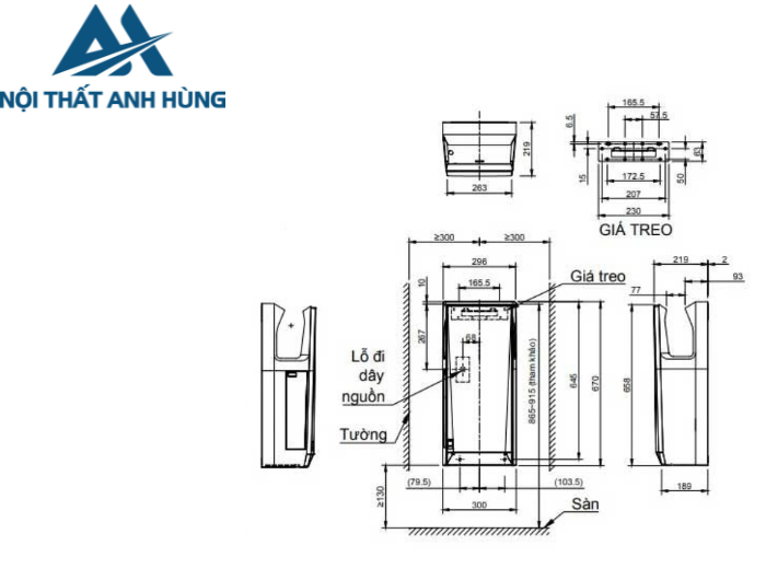 Máy Sấy Tay Inax JT-2162 Phòng Vệ Sinh