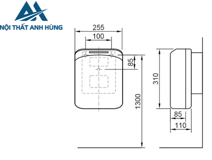 Máy Sấy Tay Inax KS-370 Phòng Vệ Sinh