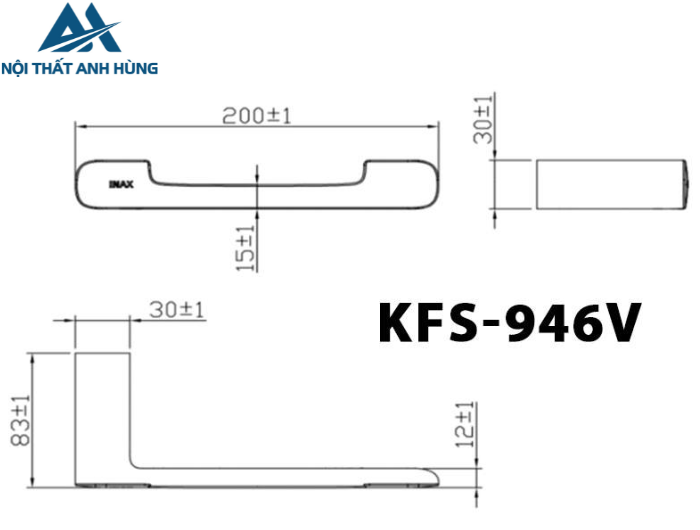 Móc Giấy Vệ Sinh Inax KFS-946V