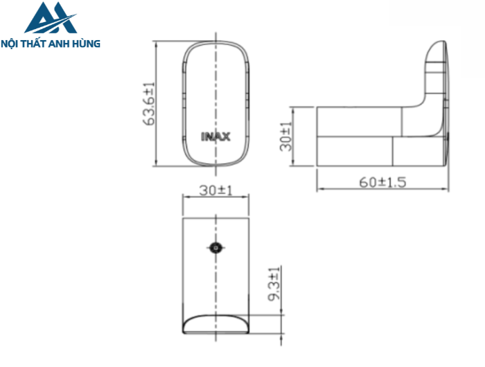Móc Quần Áo Inax KFS-941V