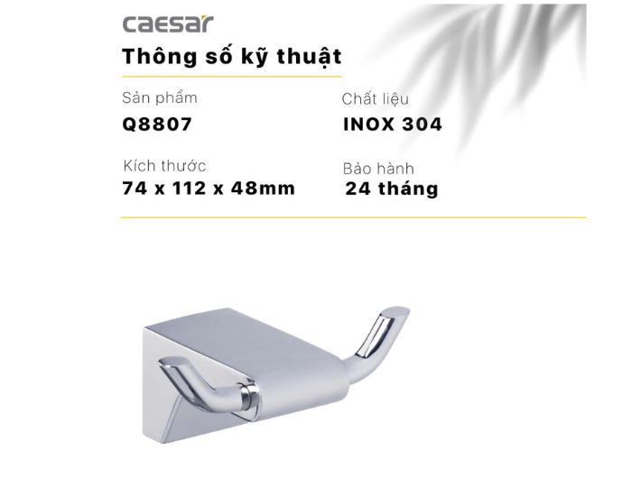 Móc Treo Áo CAESAR Q8807