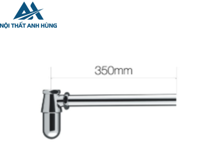 Ống Xả Nước Hình Chữ T Inax A-676PV