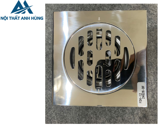 Phễu Thoát Sàn Inax FDV-12 Vuông 120x120 mm