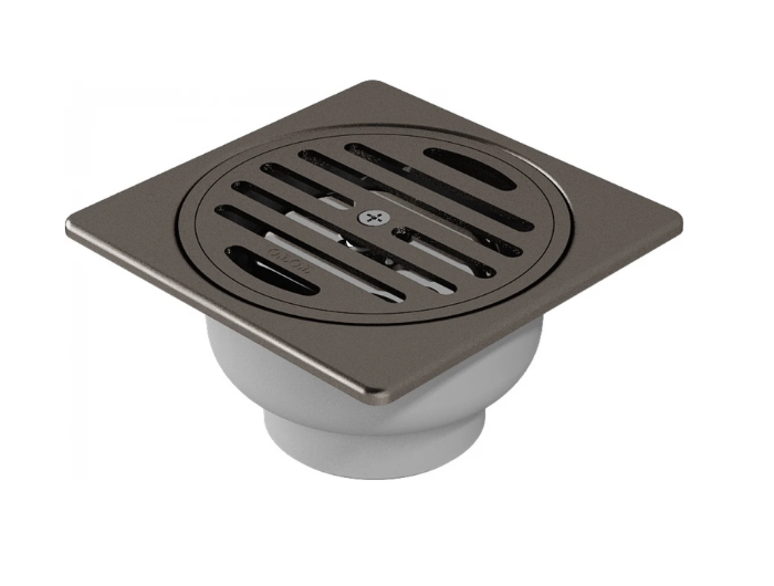 Phểu Thoát Sàn TOTO TX1DB#BGP Màu Xám Than Chì Mờ 115x115mm Ø60