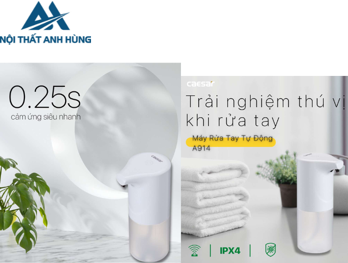 Bình Xịt Cồn Caesar A914 Tự Động Dùng PIN