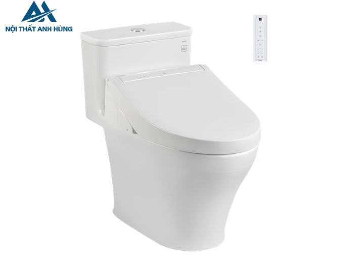 Bồn cầu 1 khối TOTO MS857CDW15 nắp điện tử Washlet