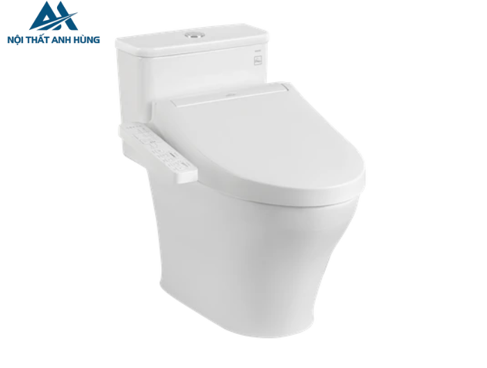 Bồn cầu 1 khối TOTO MS857CDW17 nắp điện tử Washlet