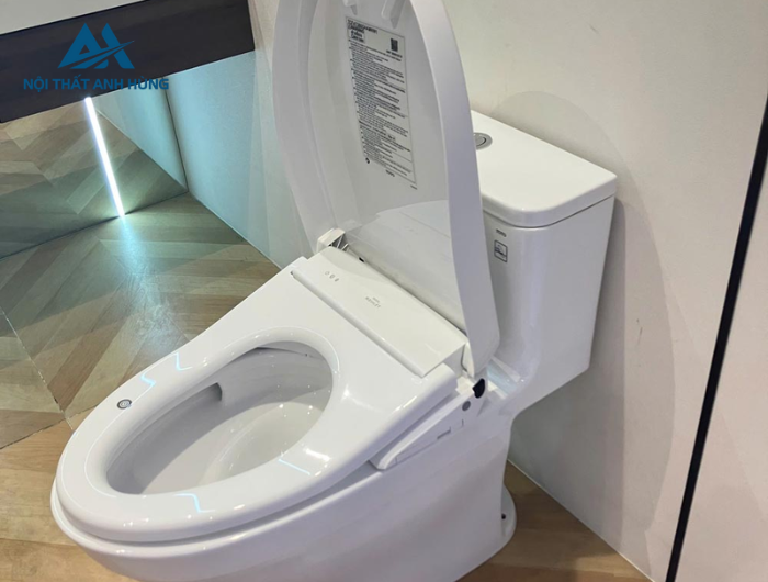 Bồn cầu 1 khối TOTO MS857CDW23 nắp điện tử Washlet