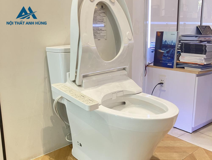 Bồn cầu 1 khối TOTO MS857DW16 nắp điện tử Washlet