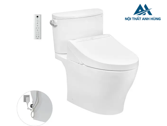 Bồn cầu TOTO CS767RW14 2 khối nắp điện tử Washlet C5