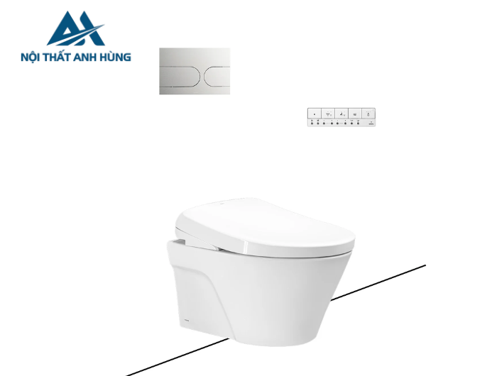 Bồn cầu treo tường xả tự động TOTO CW822REA TCF47360GAA WH172AAT TCA546 MB175M#SS