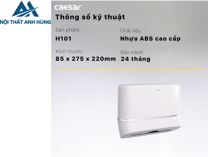 Hộp Đựng Giấy Rút Vệ Sinh Caesar H101