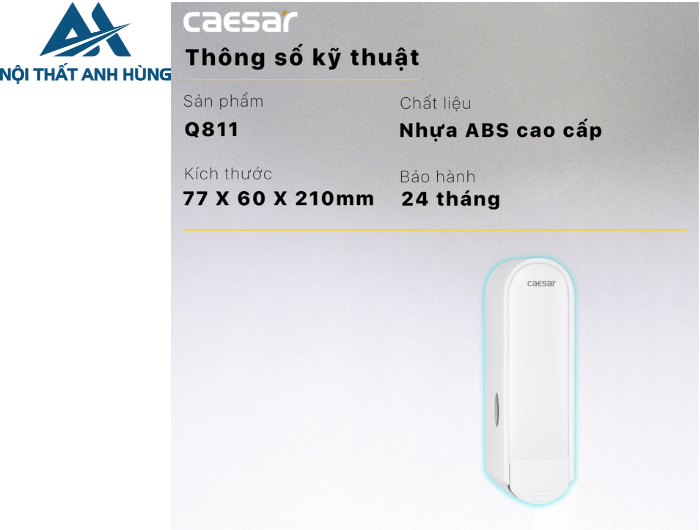 Hộp Đựng Xà Phòng Caesar Q811 Đơn