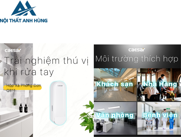 Hộp Đựng Xà Phòng Caesar Q811 Đơn