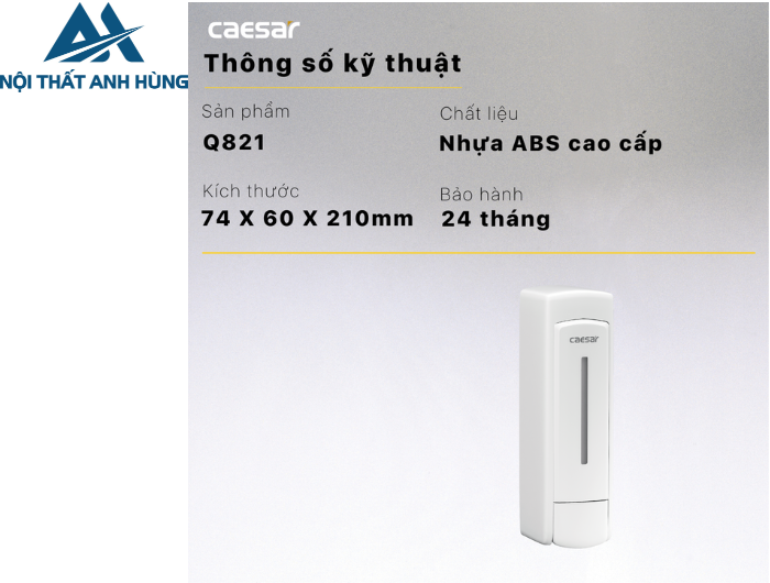 Hộp Đựng Xà Phòng Caesar Q821 Đơn