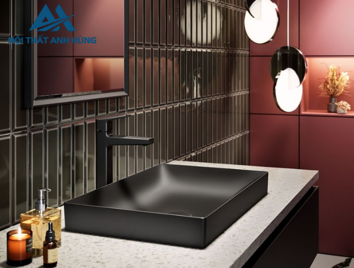 Chậu lavabo đặt bàn TOTO LT4716G19#MBL đen mờ