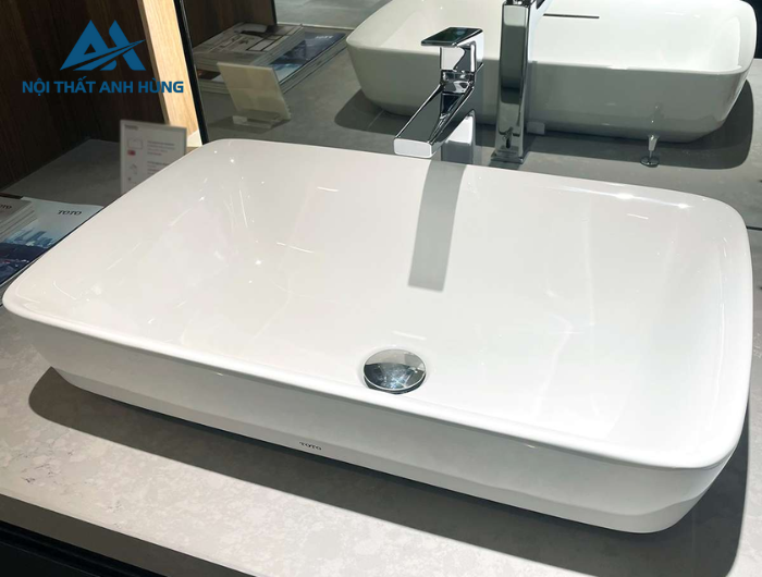 Chậu lavabo đặt bàn TOTO PJS06WE#GW trắng bóng