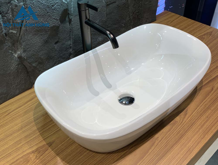 Chậu lavabo đặt bàn TOTO PJS07WE#GW trắng bóng