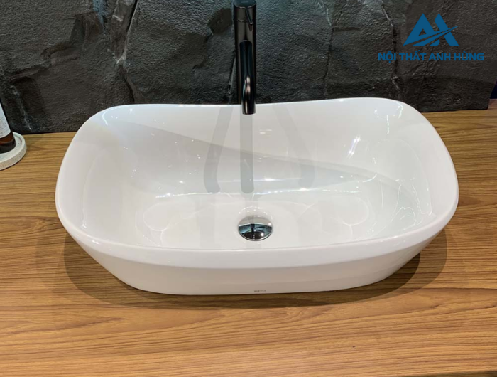 Chậu lavabo đặt bàn TOTO PJS07WE#GW trắng bóng