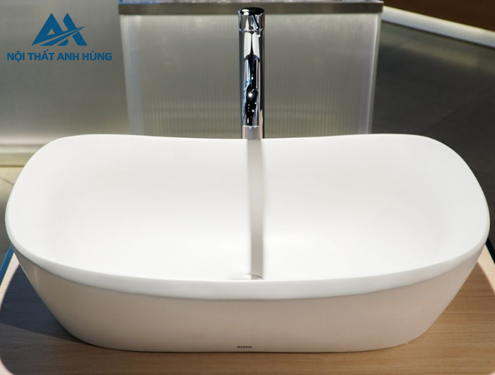 Chậu lavabo đặt bàn TOTO PJS07WE#MW trắng mờ