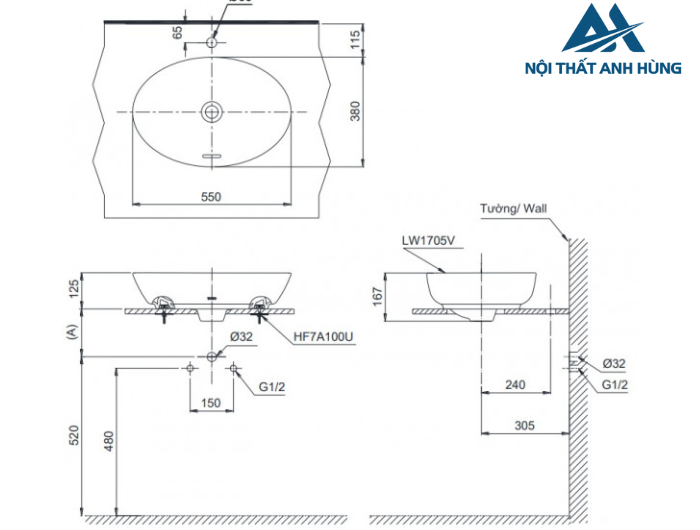 Chậu rửa lavabo đặt bàn TOTO LT1705#MGR màu xám mờ