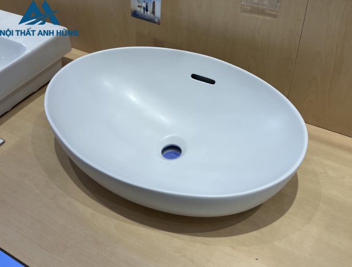 Chậu rửa lavabo đặt bàn TOTO LT1705#MW màu trắng mờ