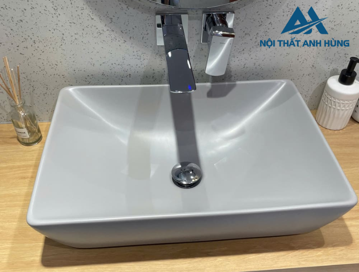 Chậu rửa lavabo đặt bàn TOTO LT1735#MGR màu xám mờ