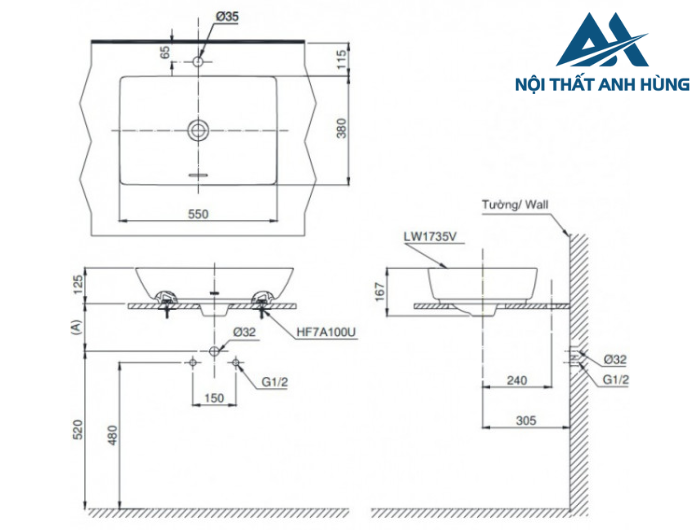 Chậu rửa lavabo đặt bàn TOTO LT1735#MW màu trắng mờ
