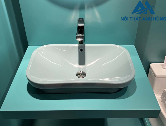 Chậu rửa lavabo đặt bàn TOTO LW630JDW/F#ASB màu xanh tro